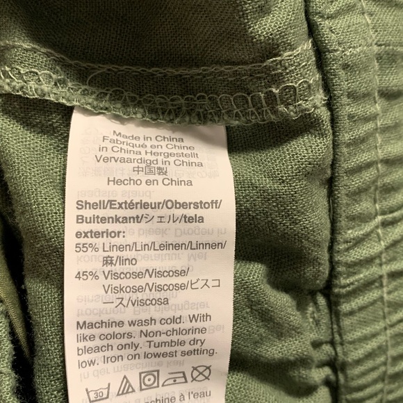 NWOT J.Crew Factory Linen Blend Shorts - Picture 5 of 6